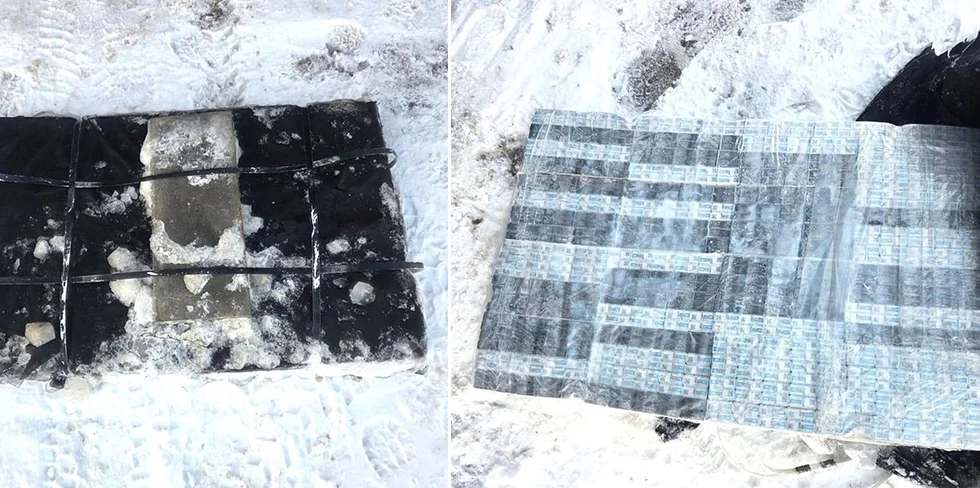 Литва: Minsk Capital QS маскировали под льдину – фото